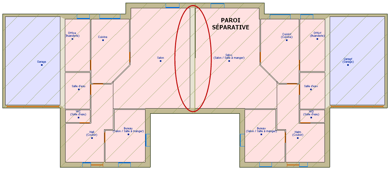 Plan de la salle